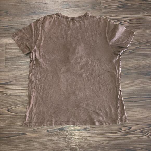 Vintage Brown Nashville Baseball Embroidered Graphic Tee - Picture 2 of 5